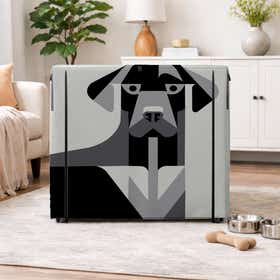 Martian Dog Pet Crate Cover - Peek Mesh 19
