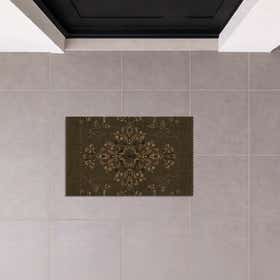 Rustic Floral Custom Doormat - Rectangle 19