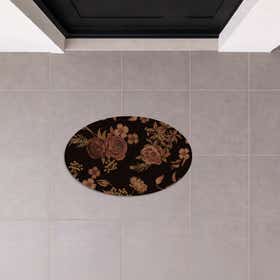 Dusky Bloom Custom Doormat - Oval 10