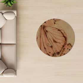 Moth Custom Rug - Round - Nature Loom 8