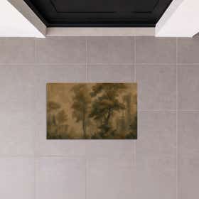 Misty Garden Custom Doormat - Rectangle 3