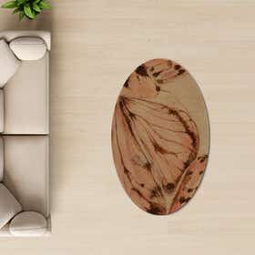Moth Custom Rug - Oval - Nature Loom 11