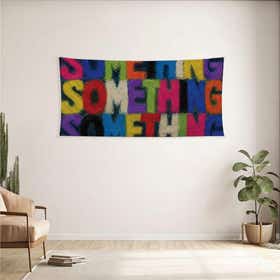 Something Bold Custom Panoramic Tapestry - Velvet Satin 13