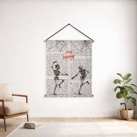 Stay Spooky Custom Hanging Tapestry - Velvet Satin 18