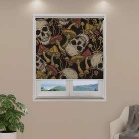Skull Forest Custom Roller Shade - Blackout 15