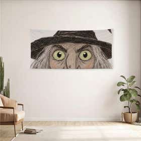 Witch Custom Panoramic Tapestry - Weave Loom 7