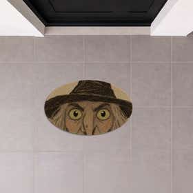 Witch Custom Doormat - Oval 17