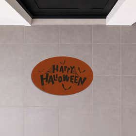 Happy Halloween Custom Doormat - Oval 8