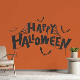 Happy Halloween Custom Wall Mural - Stone Grain 19
