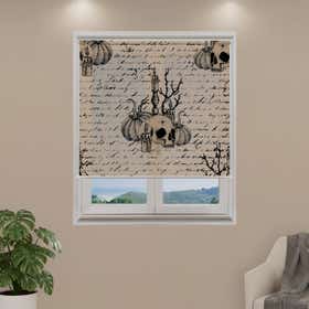 Pumpkin Skulls Custom Roller Shade - Mesh 8