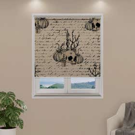 Pumpkin Skulls Custom Roller Shade - Blackout 9