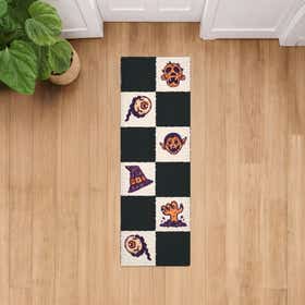 Halloween Doodles Custom Runner - Silken Plush 15