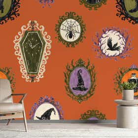 Witch Frames Custom Wall Mural - Timber Grain 11