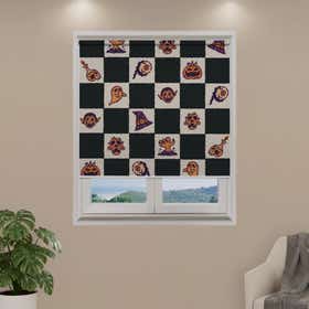 Halloween Doodles Custom Roller Shade - Blackout 5