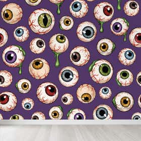 Eyeballs Custom Wallpaper - Timber Grain 6
