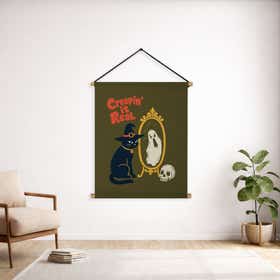 Creepin it Real Custom Hanging Tapestry - Weave Loom 11
