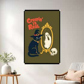 Creepin it Real Poster Print - Mounting 20