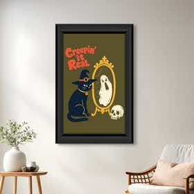 Creepin it Real Poster Print - Framing 21