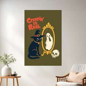 Creepin it Real Poster Print - Just Print 8