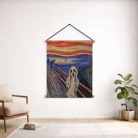 Spooky Scream Custom Hanging Tapestry - Weave Loom 5