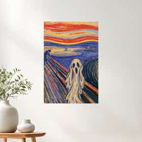 Spooky Scream Acrylic Print - Premium Metallic Photo Paper 10