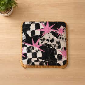 Starry Notes Custom Square Seat Cushion - Canvas 21
