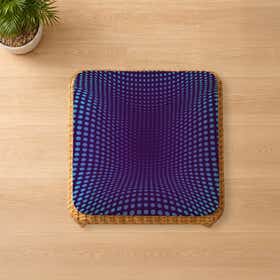 Pixel Portal Custom Square Seat Cushion - Canvas 18