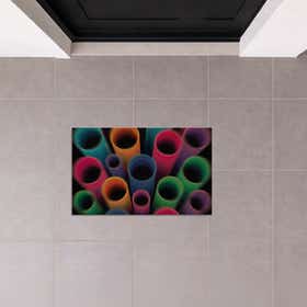 Tube Bloom Custom Doormat - Rectangle 20
