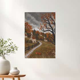 Haunted Harvest Acrylic Print - Premium Gloss Photo Paper 17
