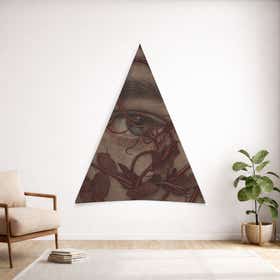 Vines Custom Triangular Tapestry - Weave Loom 8