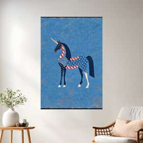 Patterned Unicorn Poster Print - Just Print 19