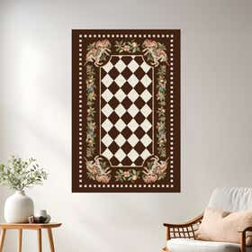 Cocoa Checkers Poster Print - Just Print 17