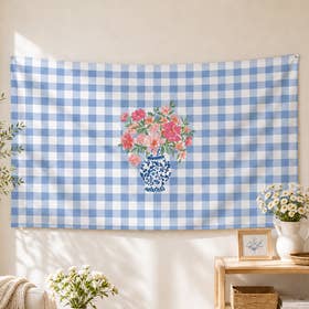 Custom Wall Tapestry - Velvet Satin 1