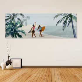Custom Panoramic Tapestry - Velvet Satin 1