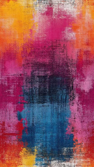 Multicolor Abstract Patchwork 25