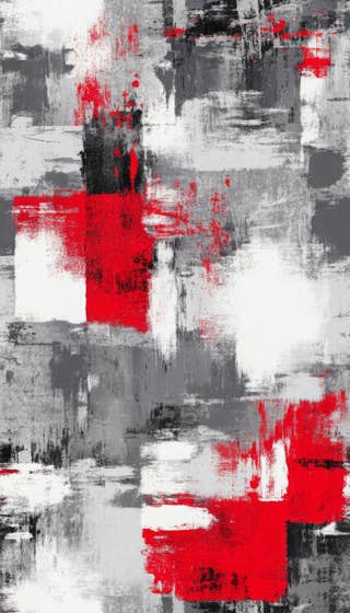Bold Red and Gray Texture 24
