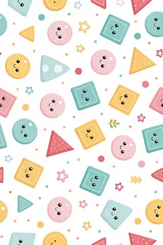 Cute Geometric Shapes 13