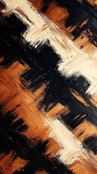 Earthy Abstract Zigzag 19