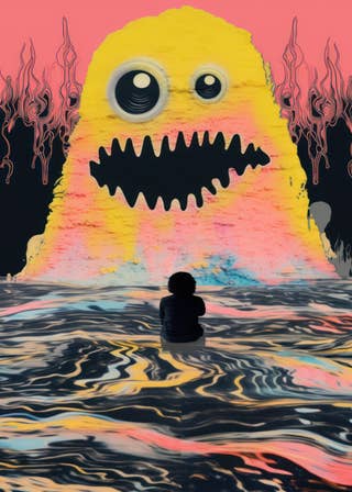 Monster in the Pink Sky 2