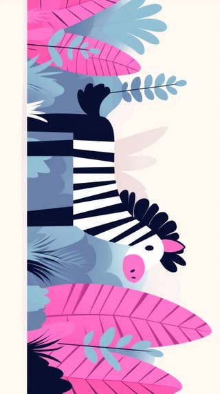 Majestic Zebra in Jungle 9