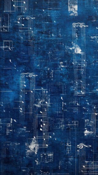 Music Score Grunge Texture 7