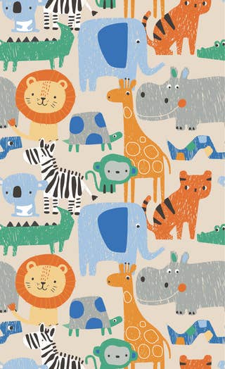 Textured Jungle Animals 21