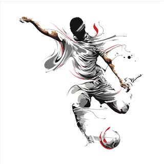 Abstract Football Splash 12
