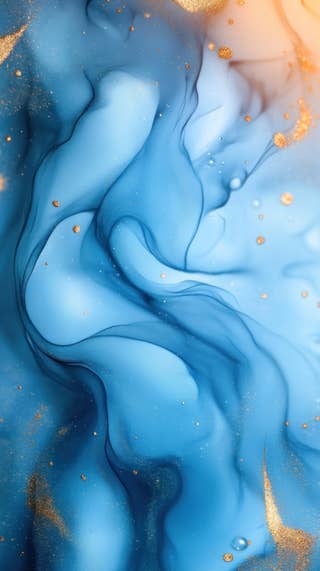 Serene Ocean Ink Flow 23