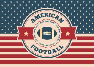 American Football Badge 1