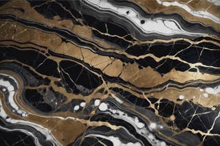 Black Gold Marble Strata 10