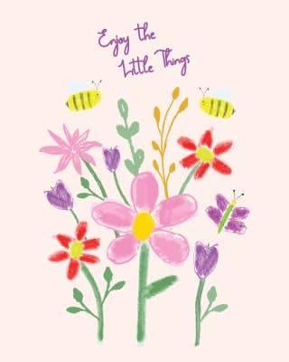 Crayon Flowers 24