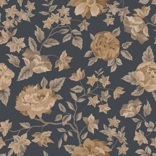 Peonies Navy 24