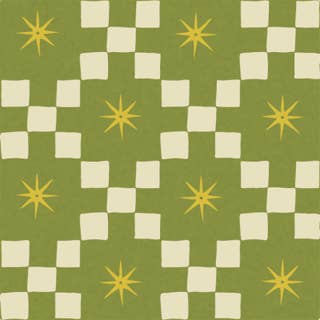 Retro Check Olive 14