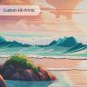 Custom Panoramic Tapestry - Velvet Satin 4